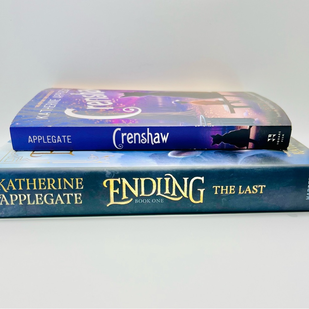 Lot of 2 Endling: The Last  & Crenshaw, both by Katherine Applegate.